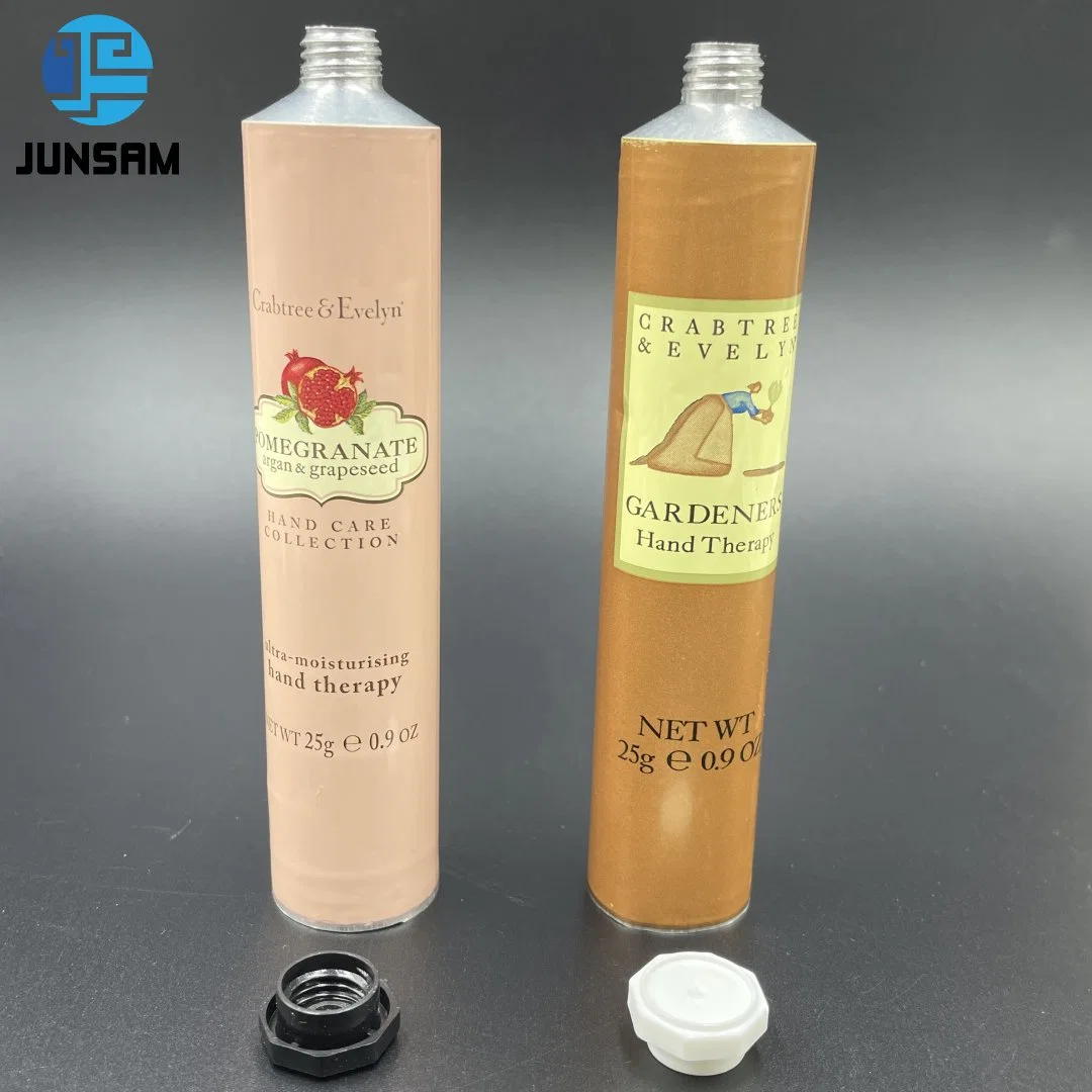 Aluminum Squeeze Tube Recycled Packaging for Hand Cream Therapy Container