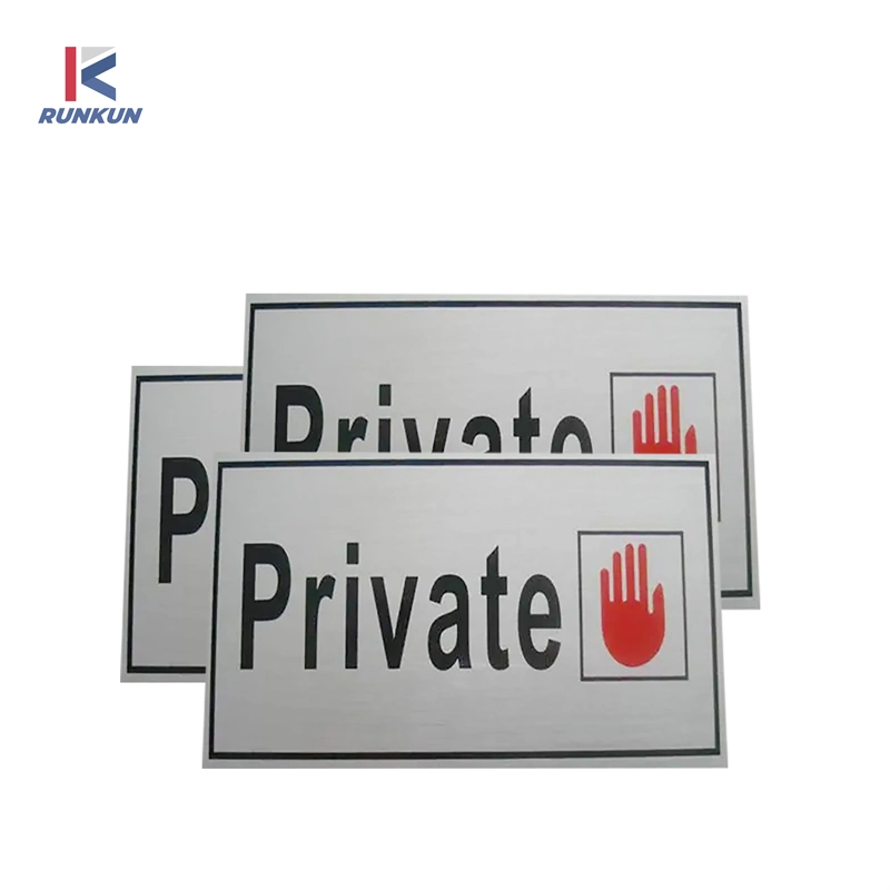 Aluminum Traffic Sign Entrance and Exit Underground Garage Traffic Direction Guide Aluminum Plate