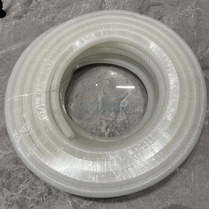 High Pressure Flexible Braided Food Grade Silicone Rubber Pipe Hose