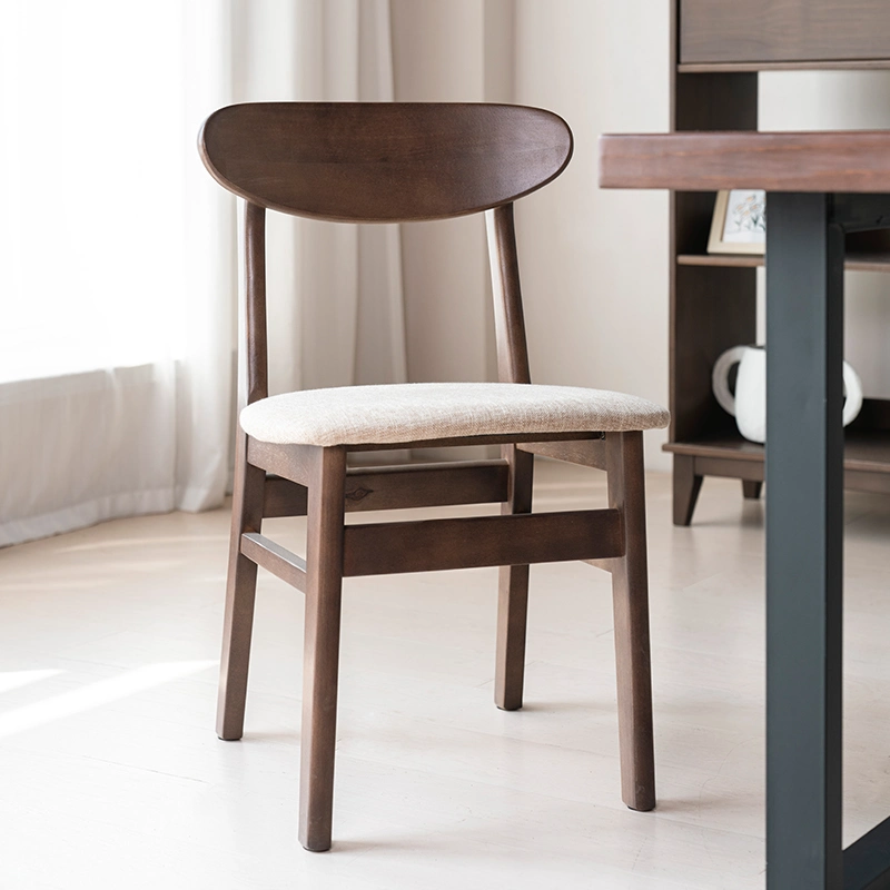 OEM personalizado ODM Nordic Pino de madera Sillas comedor Mobiliario de habitación Mesas de comedor