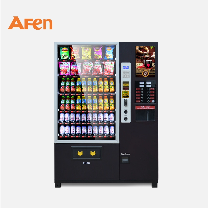 Afen Commercial Ice Vending Machine with Heater and Refrigerator