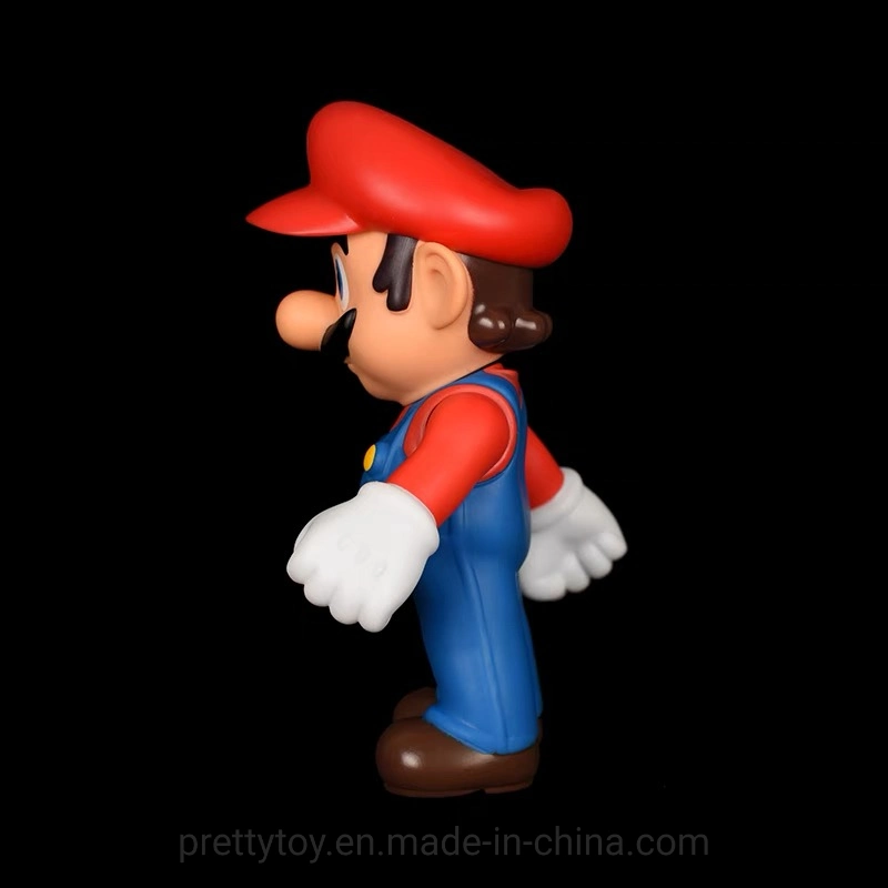 3D Custom Mario Plastic Action Toys Children Collection Gift