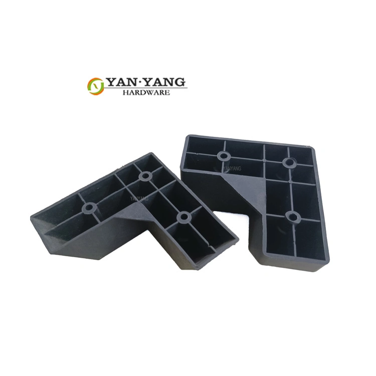 Yanyang Plastic Sofa Feet for Hot Sales V Type Black Table Furniture Legs