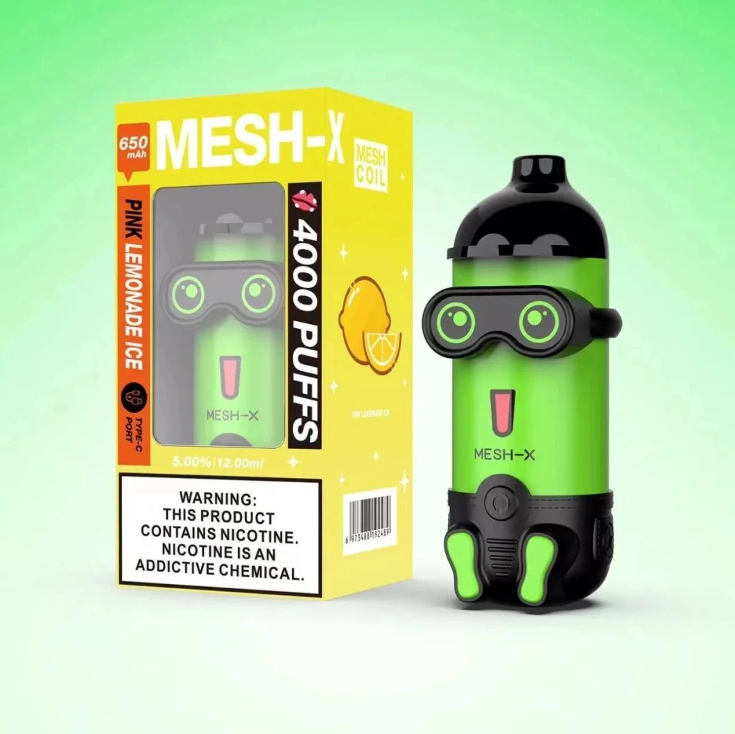 Meshking Mesh-X Mesh Q 4000 puffs одноразовый стилус Vape Pen USB Порт