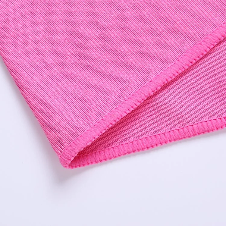 80%Polyester 20%Polyamide Shinny Yarn Clean Window Glass Cleaning Towel