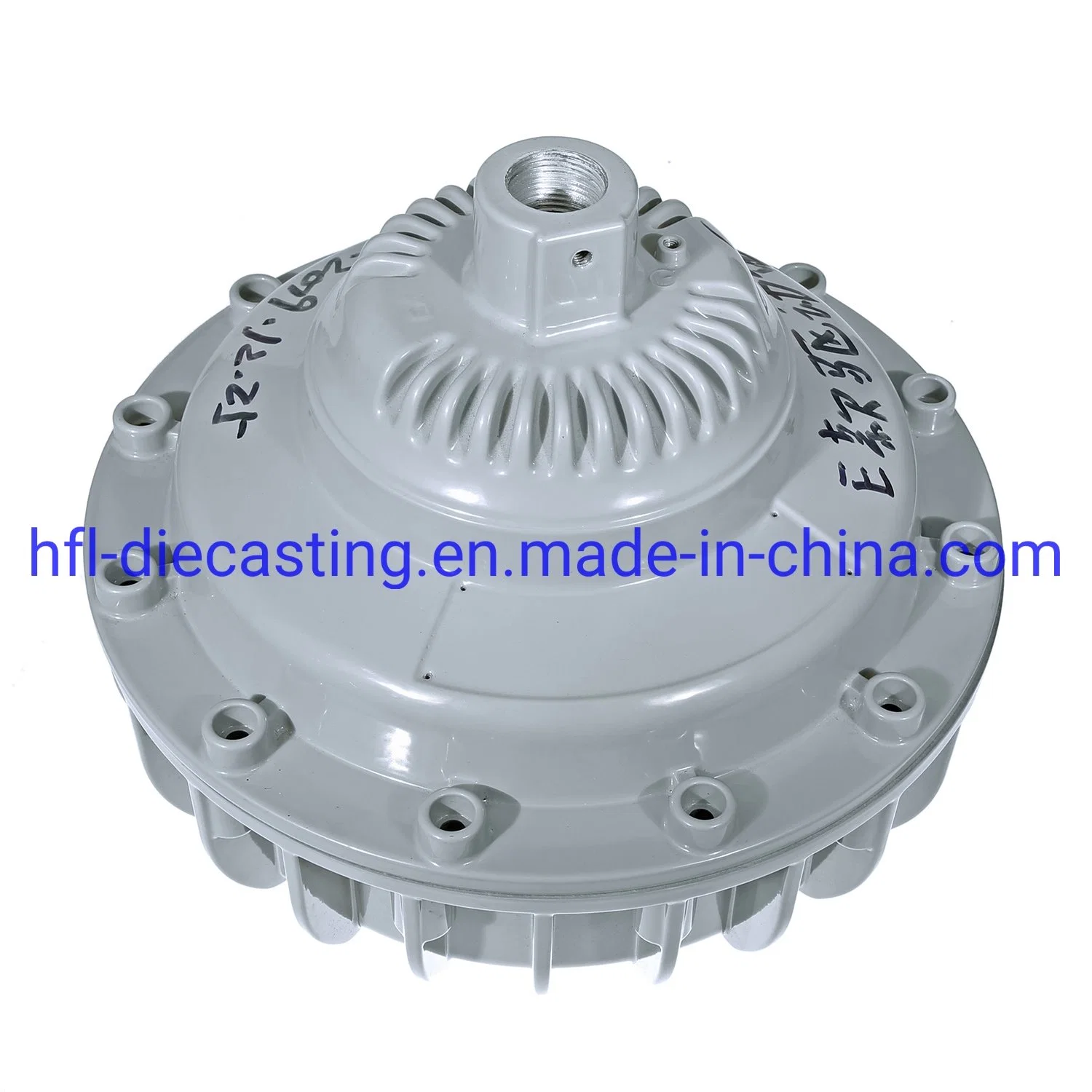 High Pressure Die Casting CNC Machining Parts Aluminum Casting Explosion-Proof Light Housing