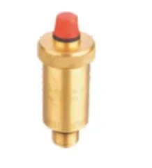 Nickel Plate Automatic Brass Male Connect Safety Valve Air Vent