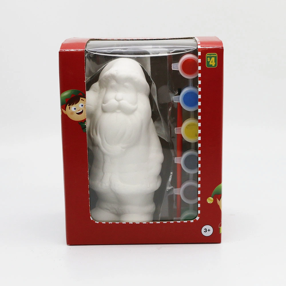 New Arrival Christmas Decor DIY Educational Toys Santa Painting Toys for Children