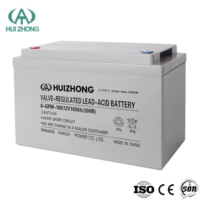 Free Maintenance Type Solar Cell 12V 100ah DC Water Pump AGM Battery