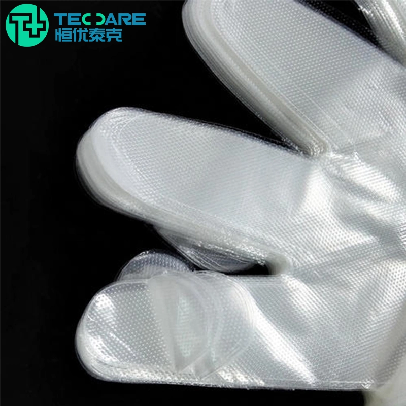 Factory Wholesale/Supplier HDPE Clear Color Plastic Polythene Kitchen Waterproof Disposable PE Gloves