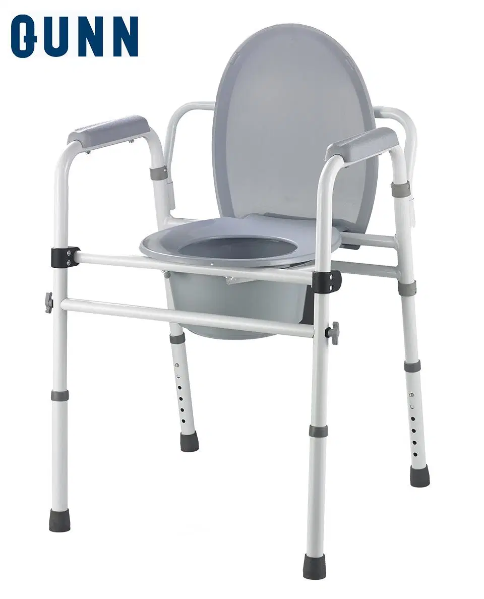 Adjustable Porttable Folding Beside Commode Chair