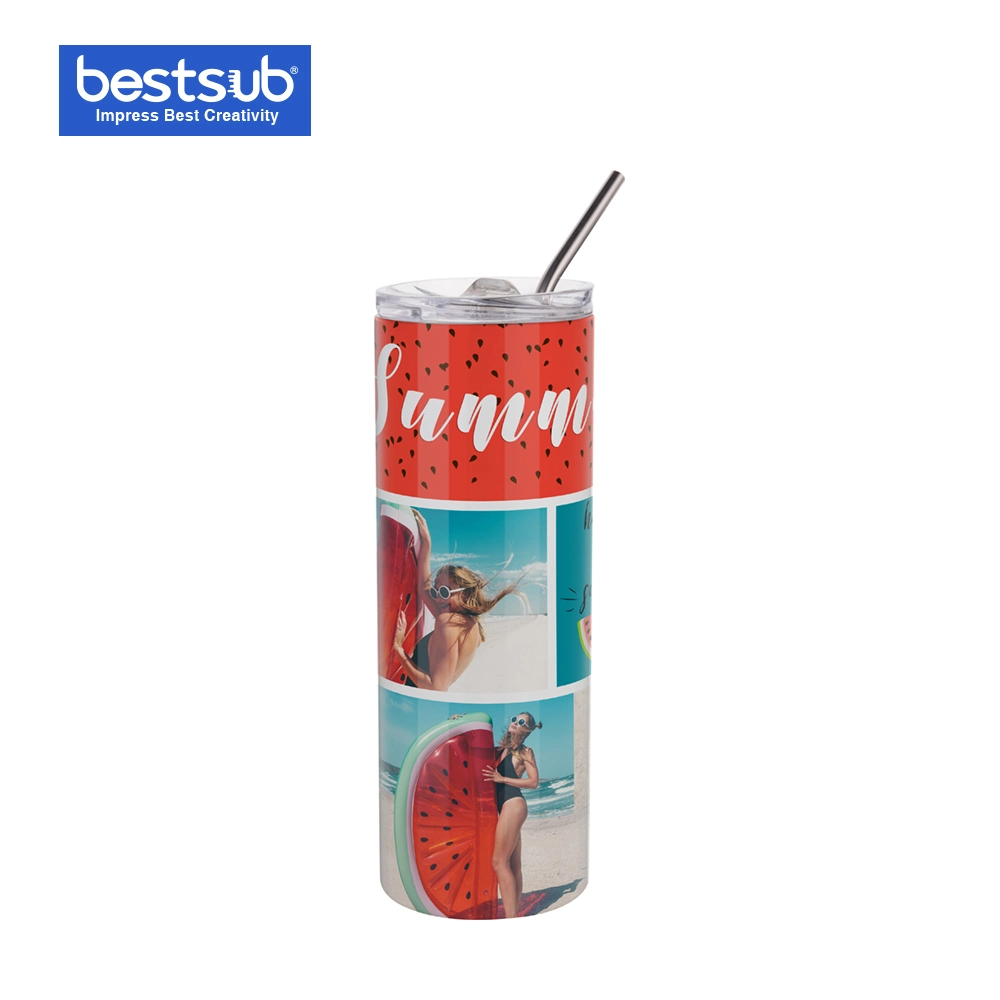 Bestsub Sublimation Heat Press Transfer Printing Full Image Shrink Film Wrap for Skinny Tumbler