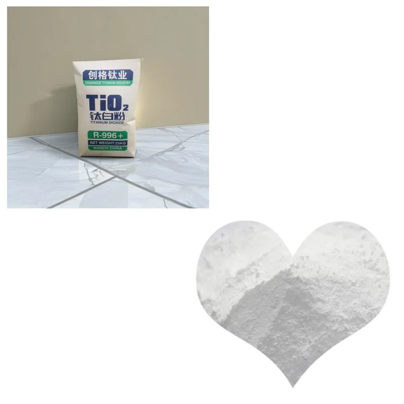 Bonne blancheur dioxyde de titane Rutile haute brillance peinture pour bâtiment poudre Pigment blanc pour revêtement mural