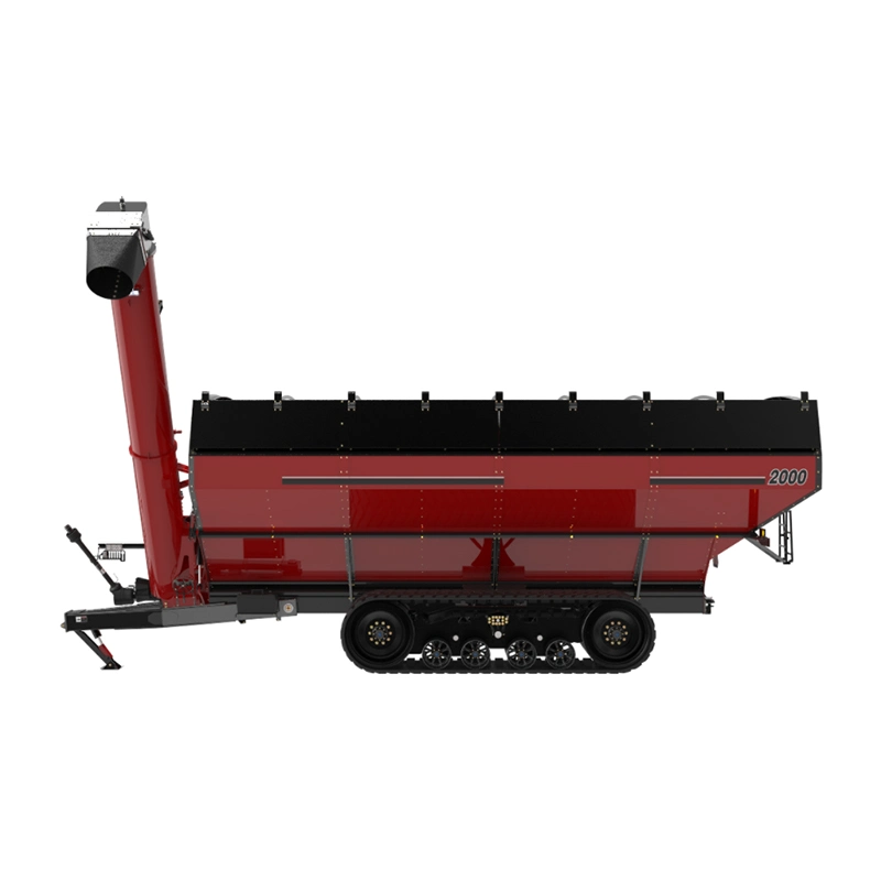 Dual Axis Dump Seed Carrier Utility Truck Tanker Magnu Farm Grain Trailer Crawler Grain Carrier