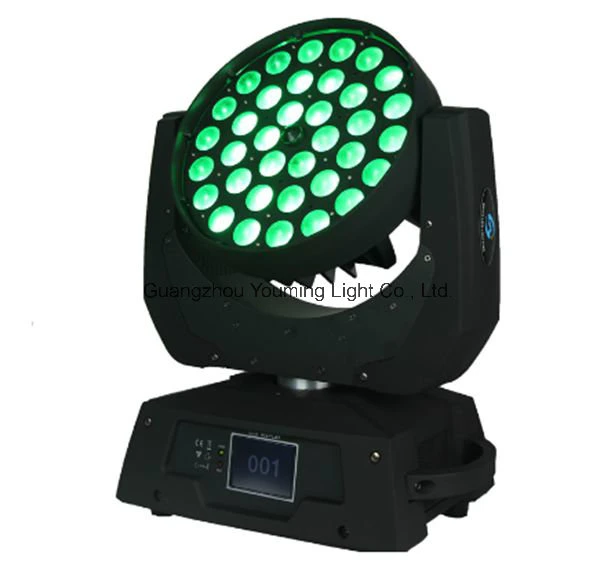 36*18W RGBWA UV 6in1 Wash LED Moving Head Stage Lighting