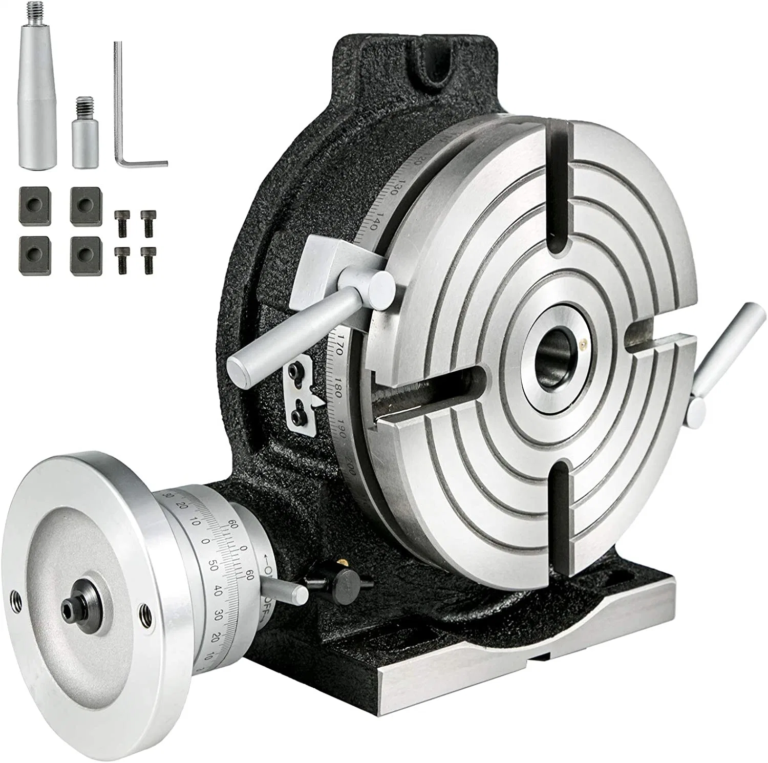 Hochwertiger Tsl250 manueller Drehtisch für Bohrmaschine, Tischgröße 250