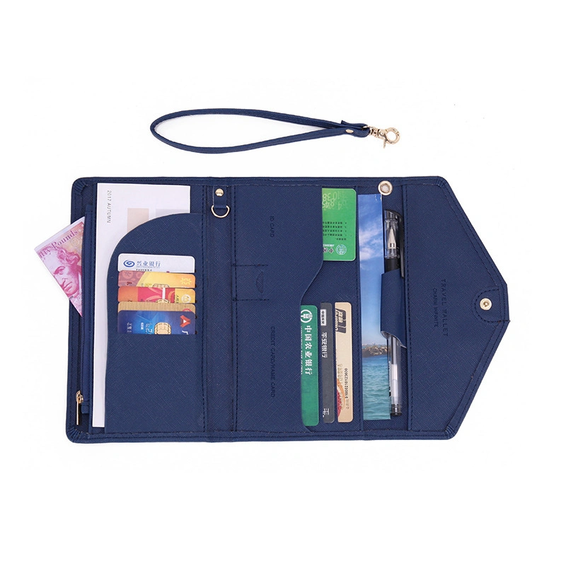 New High-Capacity RFID Passport Bag Male Envelope Wallet Passport Holder Female Card Holder Card Holder Ticket Holder