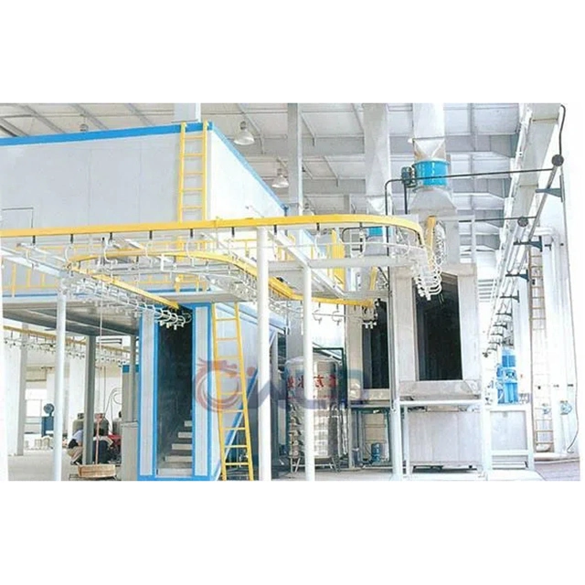 2022 We Electrostatic Painting Line Coating Lines/Painting Line with Hanging Type Conveyor System