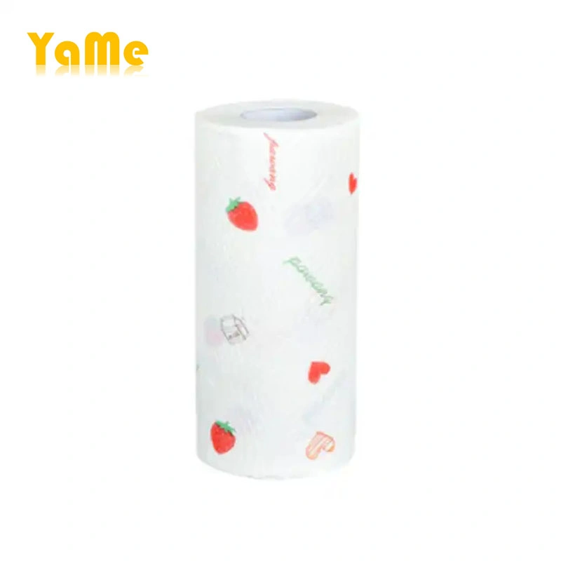 Custom Printed Biodegradable Kitchen Bamboo Natural Multifold Flushable Toilet Paper Printed Kitchen Towel Paper