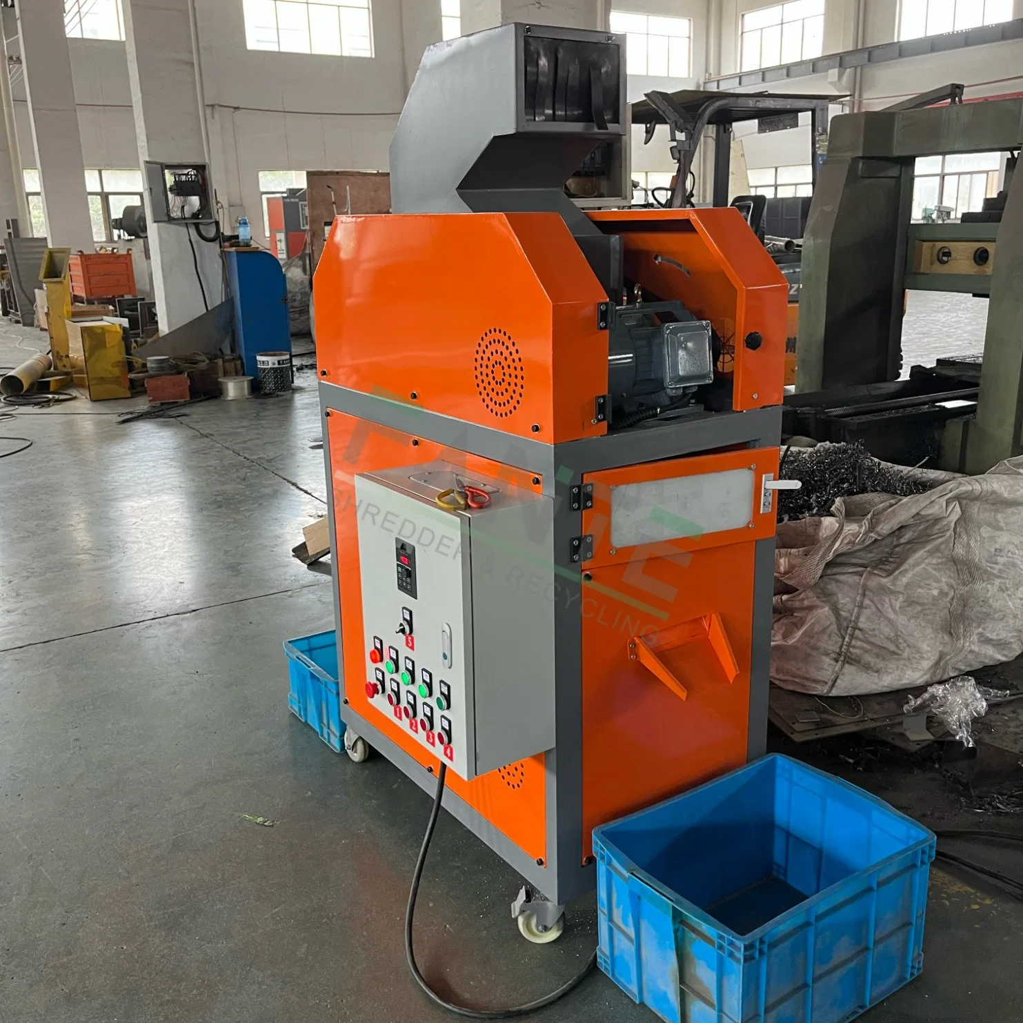 High Efficient Dry Type Copper Wire Recycling Machine 20kg/H House Hold Metal Wire Granulator