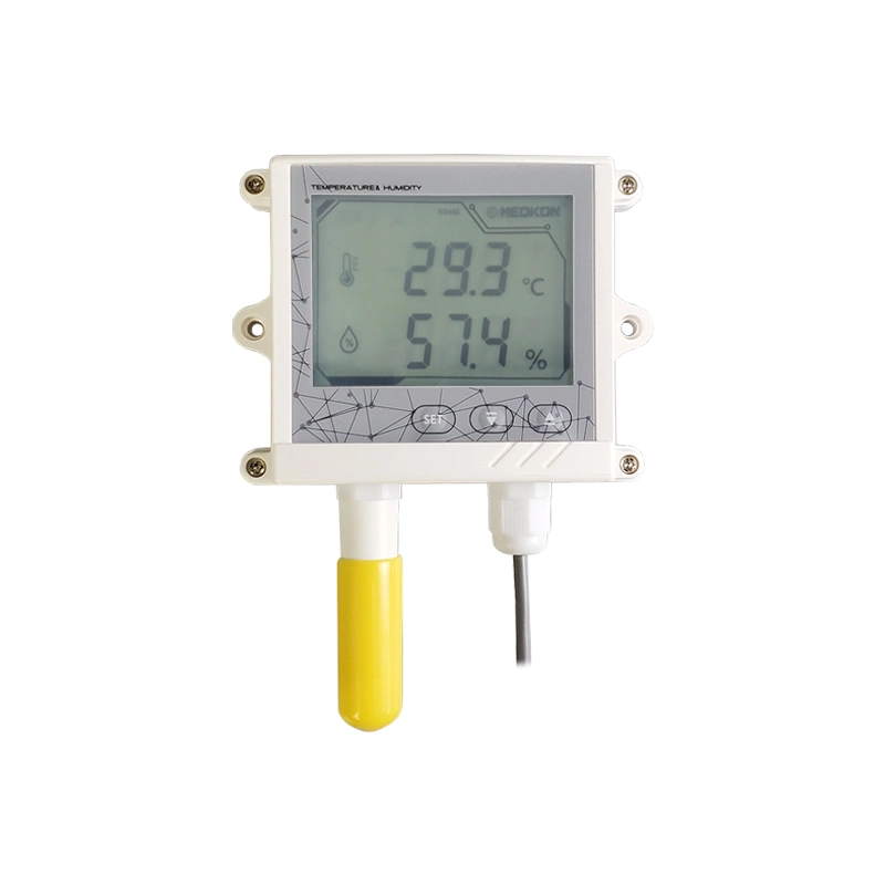 Wandmontierter Typ Shanghai Indikator Temperatur und Luftfeuchtigkeit Sensor mit billig Preis MD-Ht101