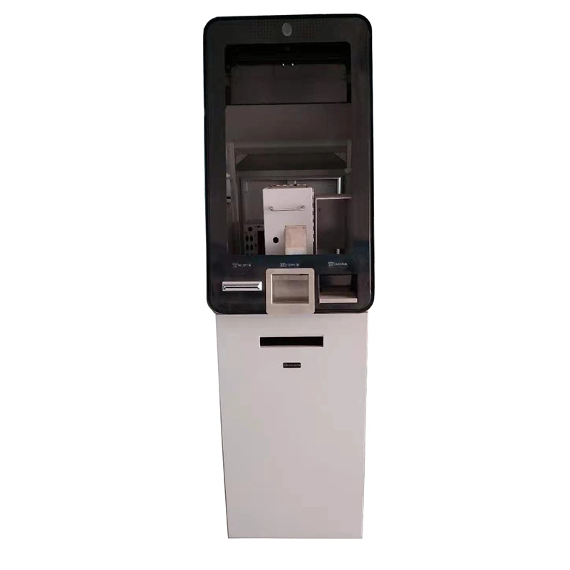 La aceptación de autoservicio ATM Casino quiosco con pantalla táctil de alta definición que ofrece el módulo de aceptar dinero en efectivo personalizado