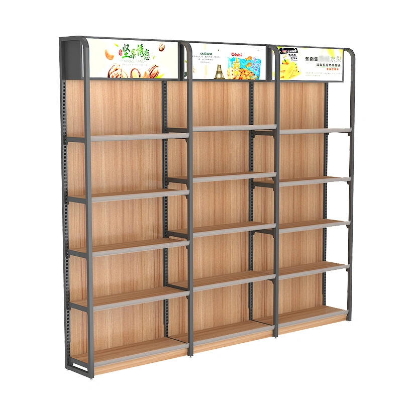 Shelves Fine Jewelry Store Side Cabinet High Cabinet Display Rack Hook Stationery Store Display Cabinet Steel and Wood Shelves