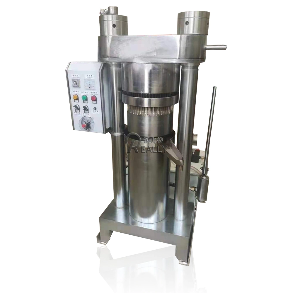 Negocio de la máquina de presión de aceite Expulsor automático de extracción de aceite de oliva Aceite de tung Cacahuetes Semillas de soja maíz máquina extractor pequeño 4-5kg.