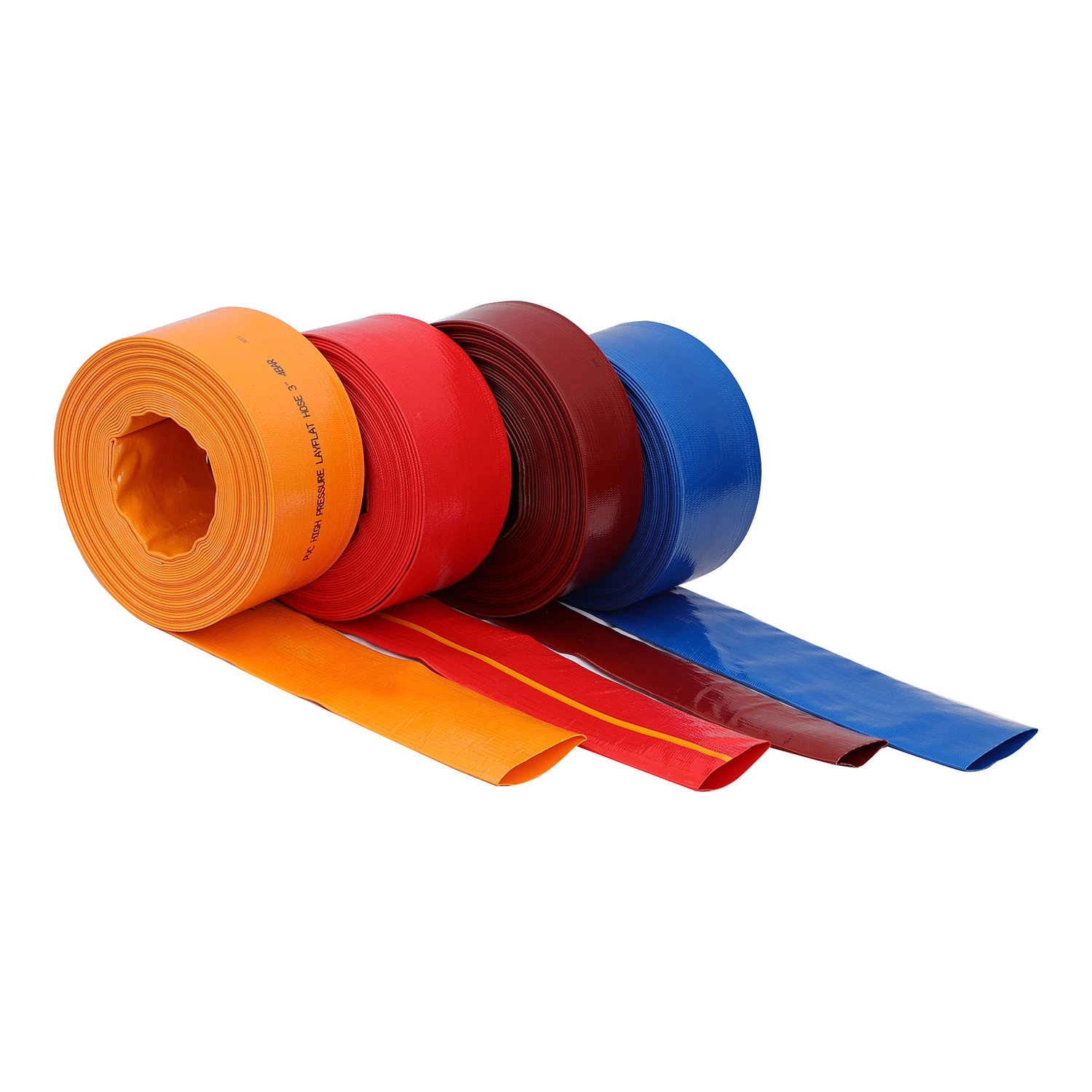 Hot Sale PVC Layflat Discharge Hose Pipe 1 2 3 4 5 6 8 10 12 16 Inch for Water Drain Pump Agriculture Irrigation Pool Backwash