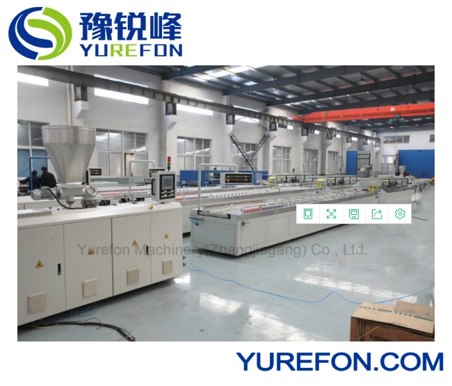 Plastic Extruder Machine Wood Plastic Composite Wood PE Profile Production Extrusion Line