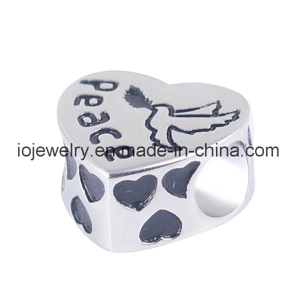 Peace Symbol Wholesale/Supplier 316L Stainless Steel Loose Beads