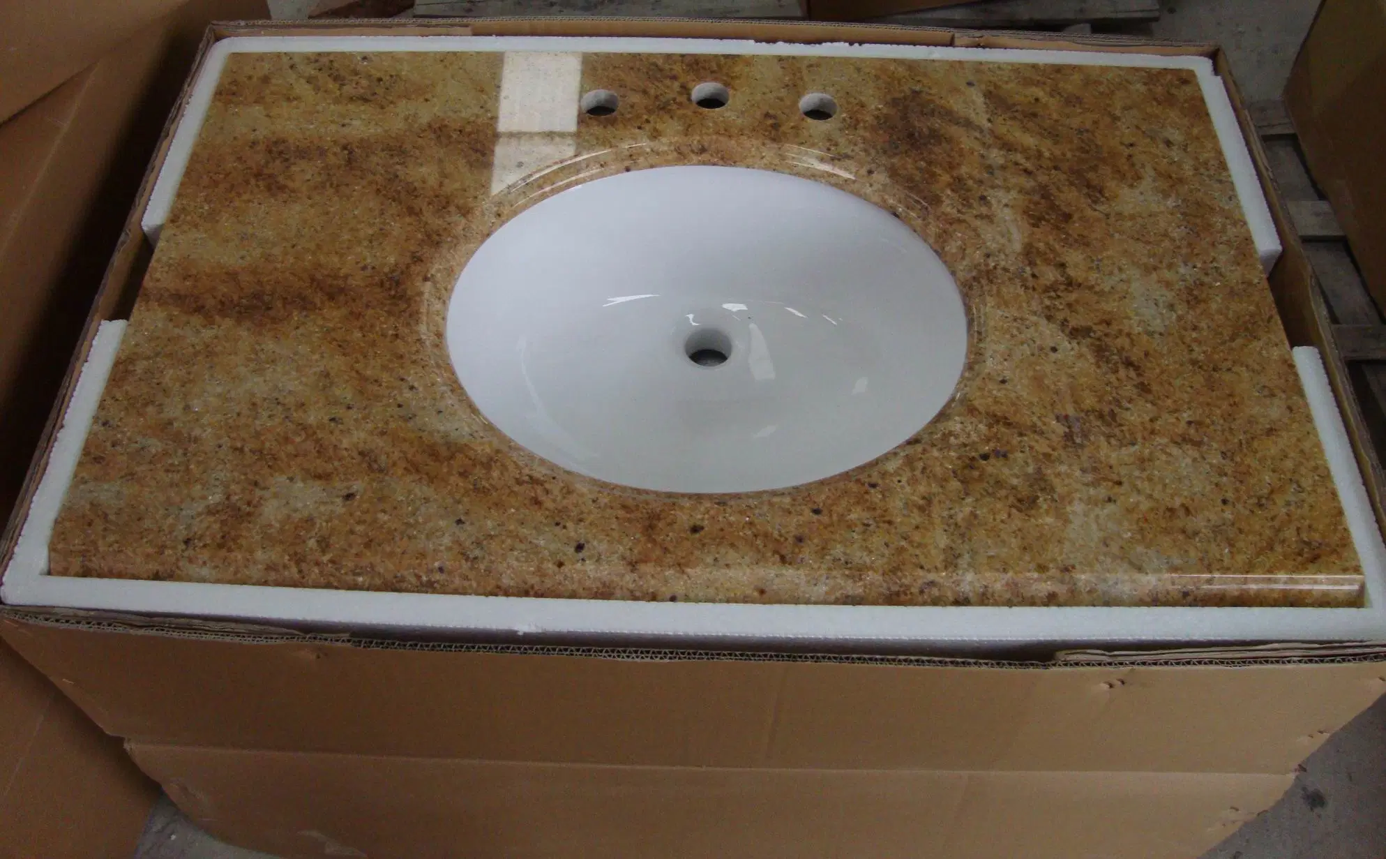 Natural Stone White/Beige/Yellow/Gold/Black Granite Marble Kitchen/Bathroom/Island Counter Top