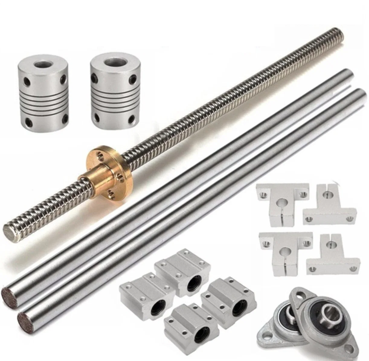 10mm 15mm 25mm 25mm Hard Chrome Linear Shaft 30mm 35mm 40mm OEM Chromed Hardened Linear Bearing Steel Shaft