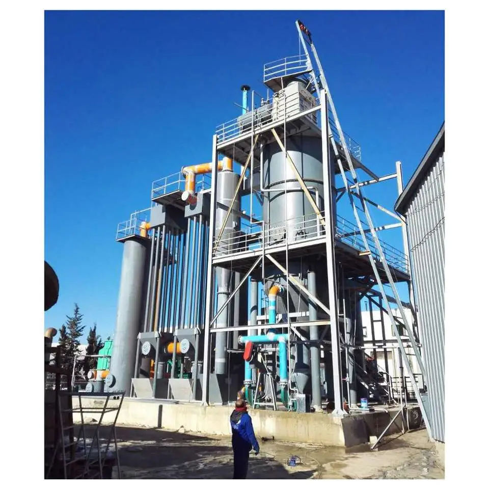 50kw Biomass Twin-Fire Fixed-Bed Gasification Electric Power Plant/Wood/Saw Dust