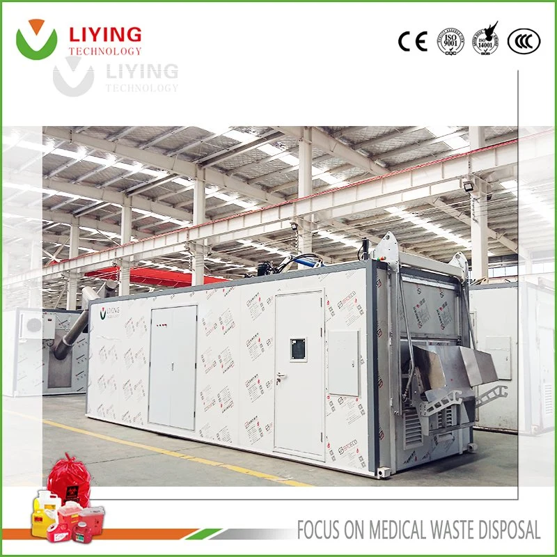 Standardization Biomedical Medical Waste Microwave Disinfection Treatment Technology Garbage Proecssing Equipment