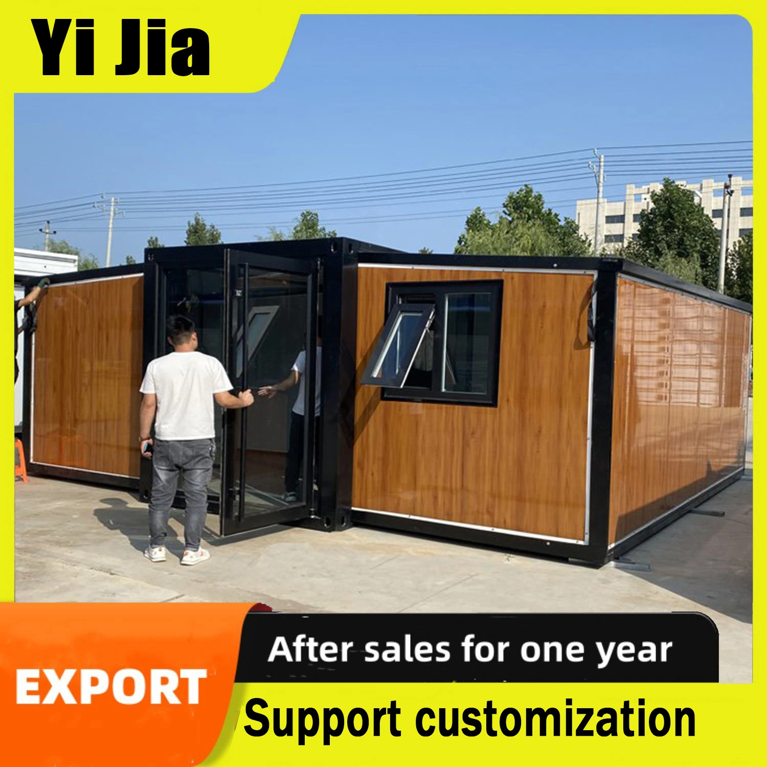 Export Prefabricated Housing Steel Structure Can Be Folded for Construction Sites, Hotels, Natural Scenic Spots, etc