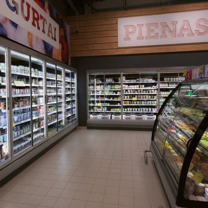 Visor de Refrigerantes de energia de supermercados frigorífico