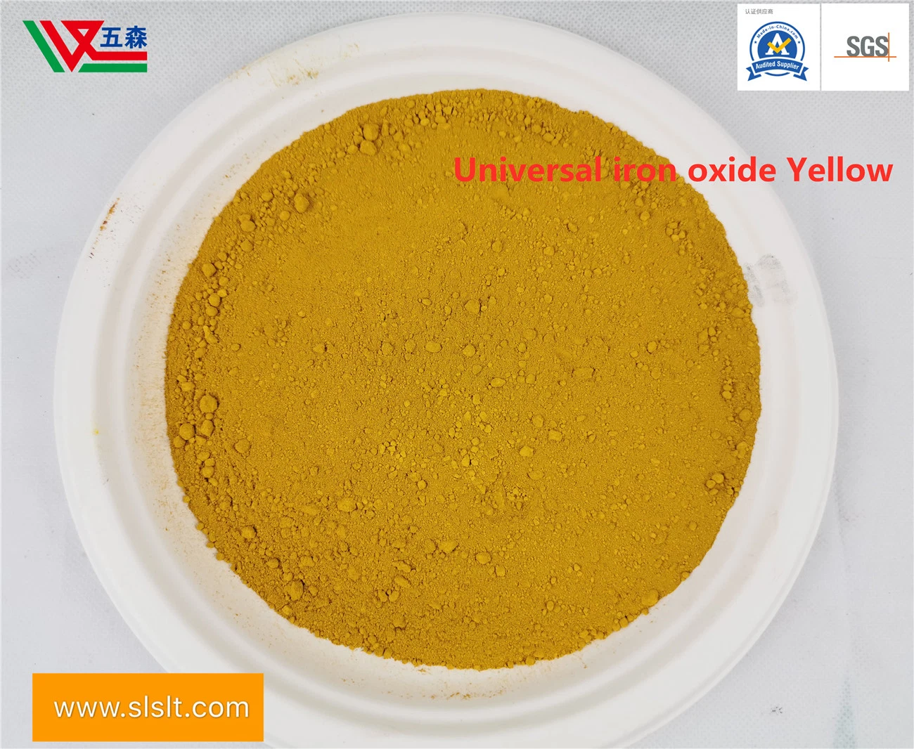 Coating Iron Oxide Yellow Pigment Bm130, High Temperature Resistance 3000 &ordm; C