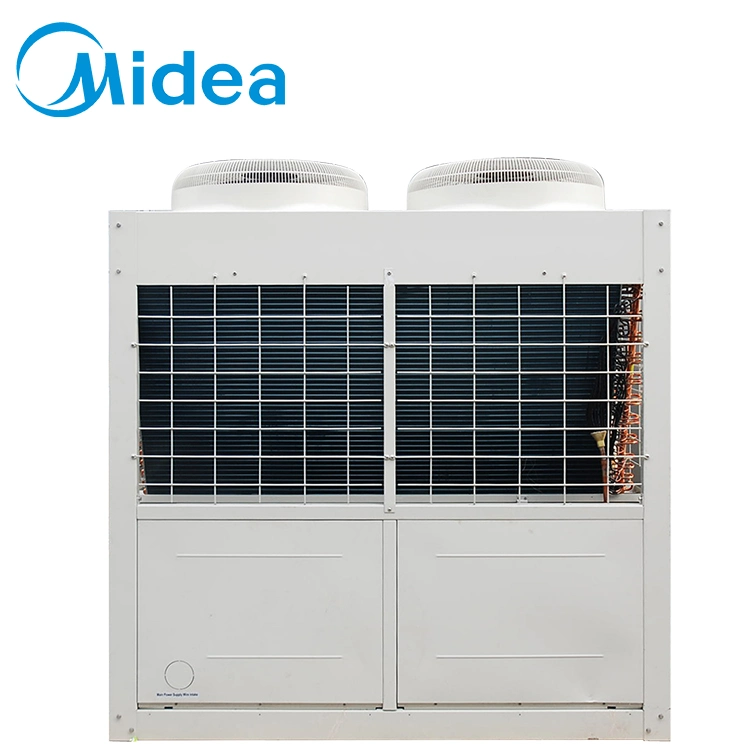 Midea CE Certificated Flexible Installation on Sail Central HVAC Modular Air Cooled Industrial Scroll Water Chiller Easy Control