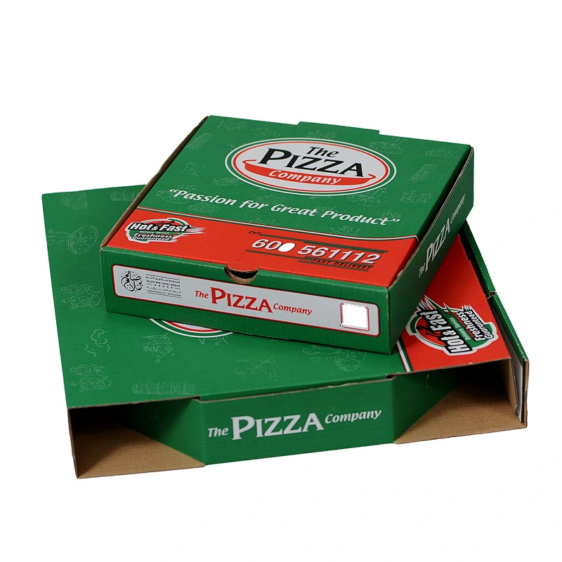 Papier Wellpappe Pizza Box für Lebensmittelverpackungen