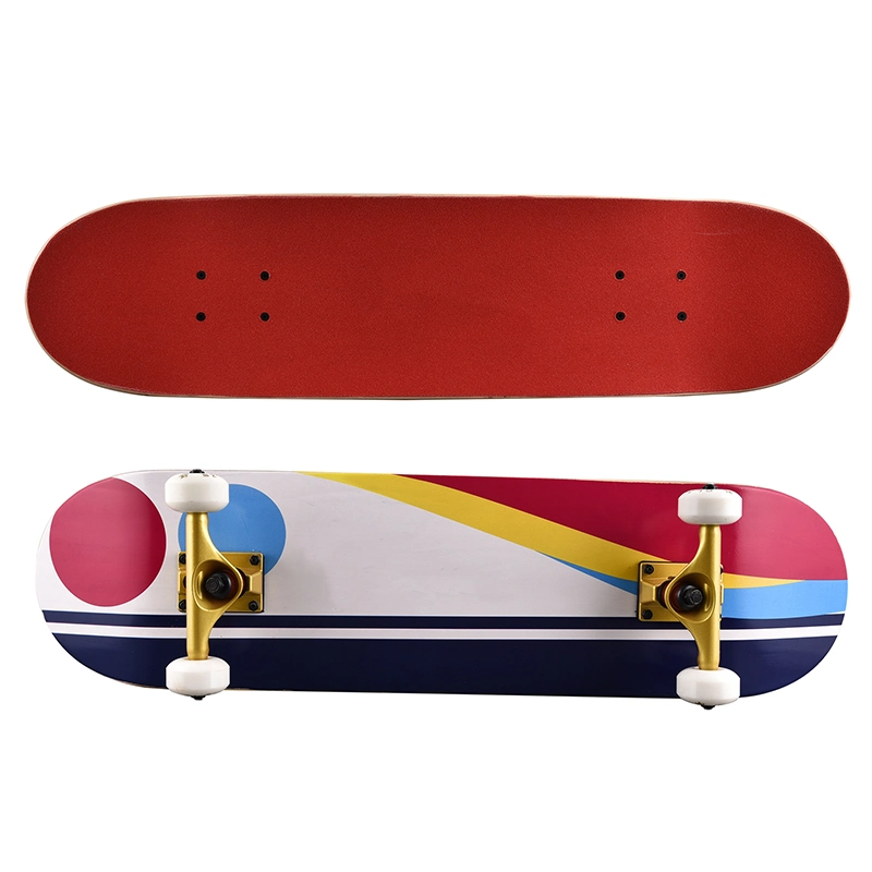 100% Canadian Maple Wood Surf Skate Long Board Double Kick Skateboard
