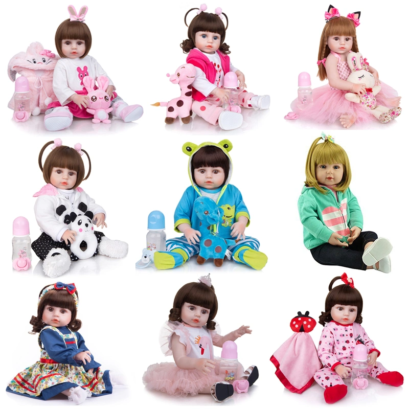 Томоигрушки Shantou Toys Оптовая торговля Детские дети Новорожденные Детские кукла Силиконовые детские куклы Babydoll Set Play House Toys Cute Reborn Детская кукла Girl Toy Baby Doll