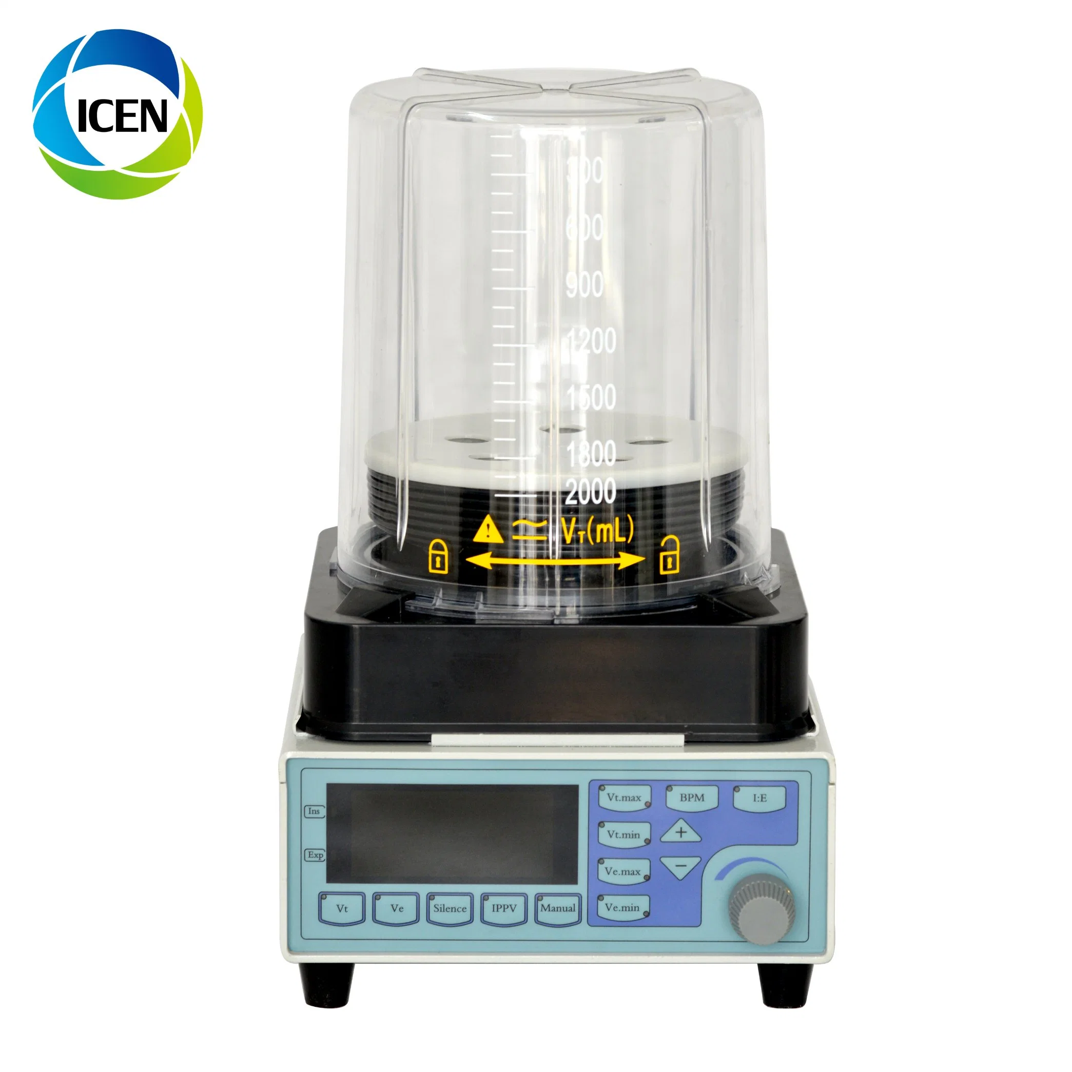 IN-V1 Portable Breathing Equipment Oxygen Concentrator Animals Anesthesia Ventilator Machine