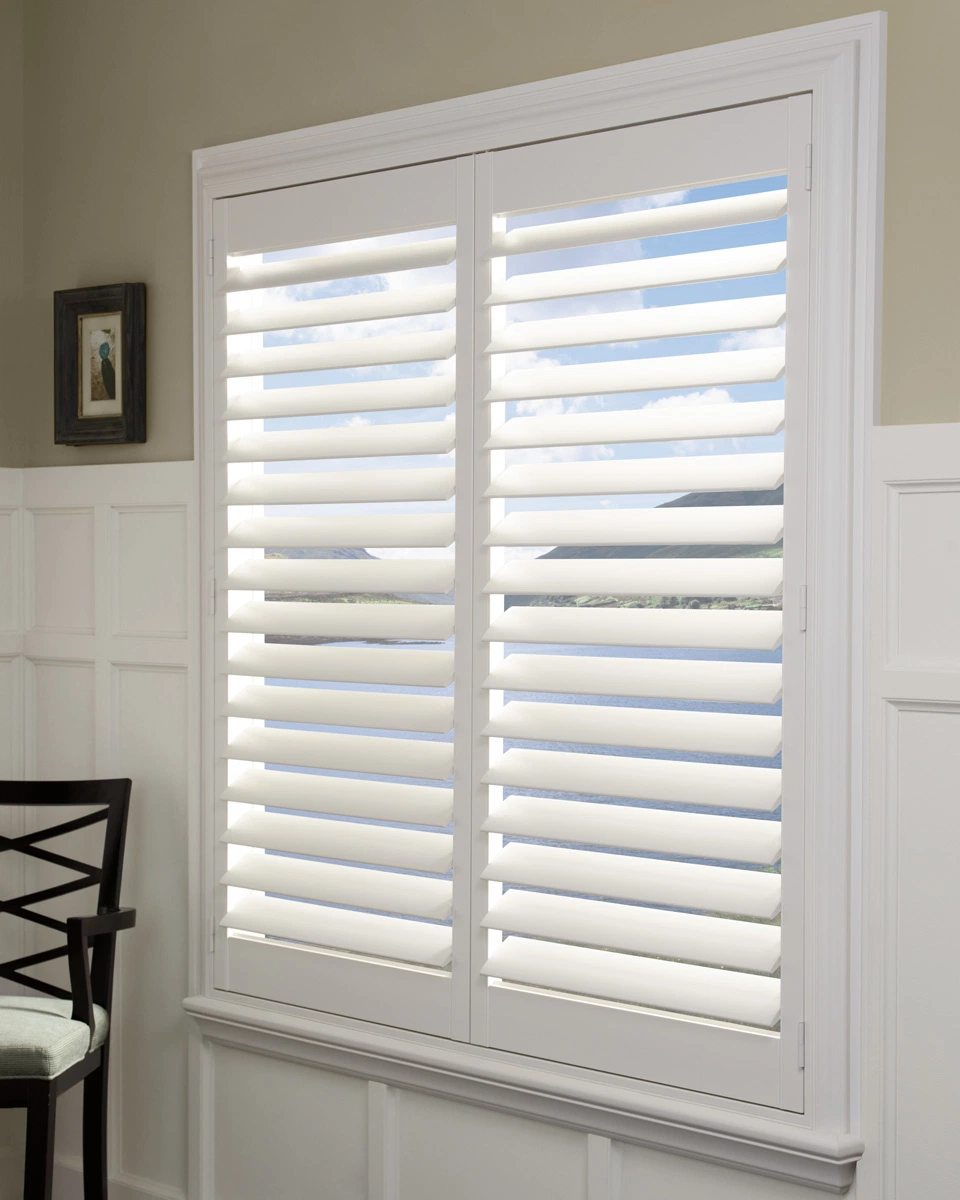 Good Quality PVC Window Plantation Shutters Directly From Original Factory