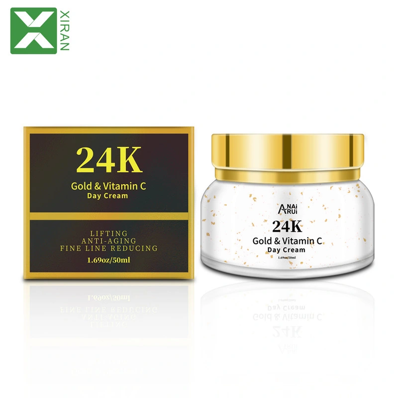 Ensemble de soins de la peau sous étiquette privée Skincare Gift Set or 24K Face cosmétiques Soins De La Peau de toner