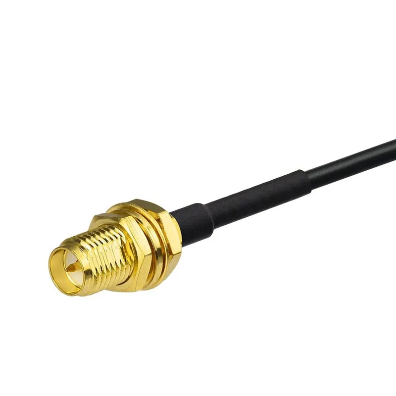 Cabo RP-SMA macho para RP-SMA fêmea de 5 m antena Wi-Fi Rg174 Extensão Cabo coaxial para gateway de router WiFi