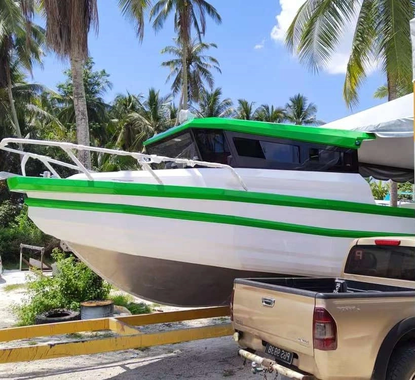 Extened Cabin Fishing Boat 30FT Aluminium Fishing Boat for Sale