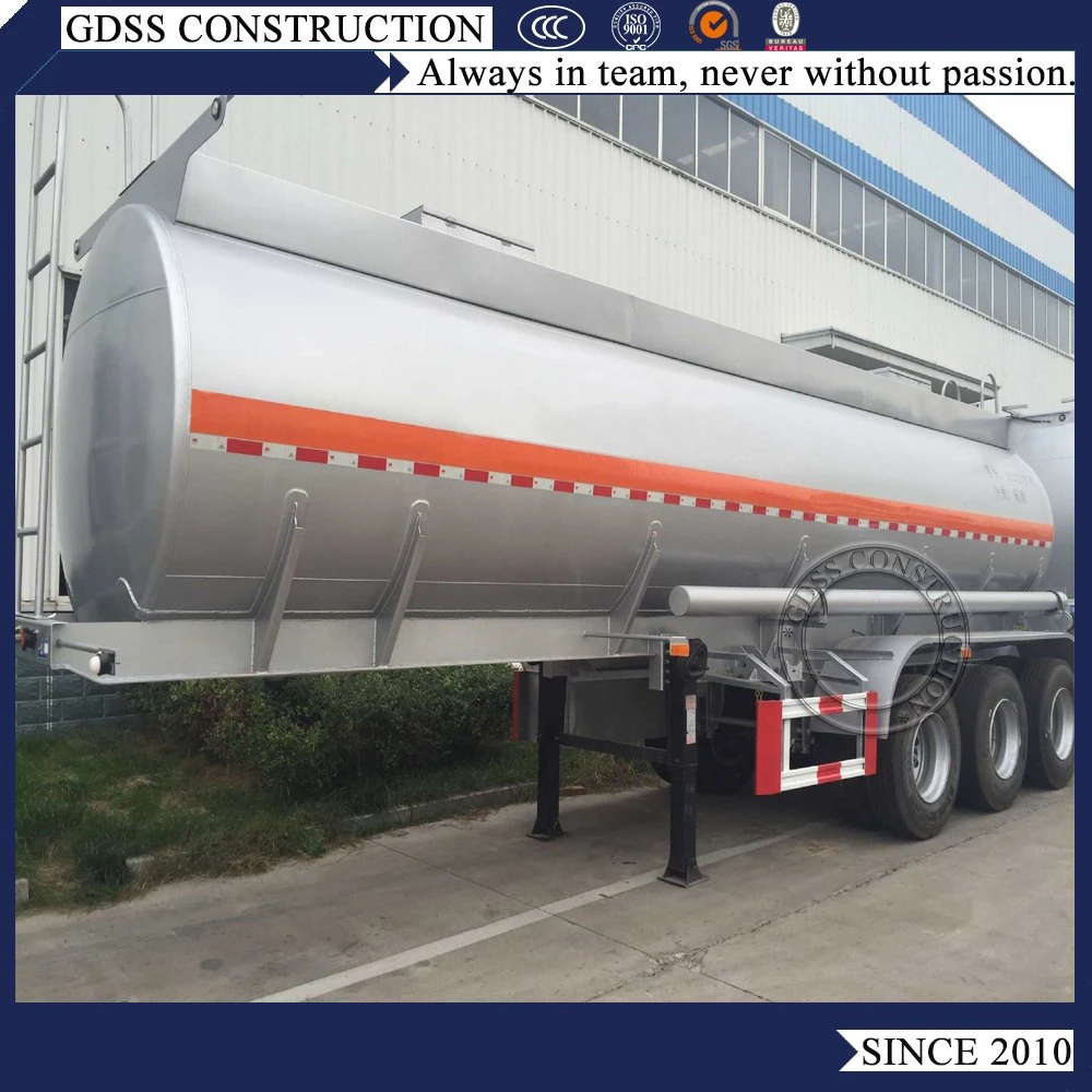 Zwei oder drei Achsen 45000 Liter Aluminium Tanker Semi Trailer