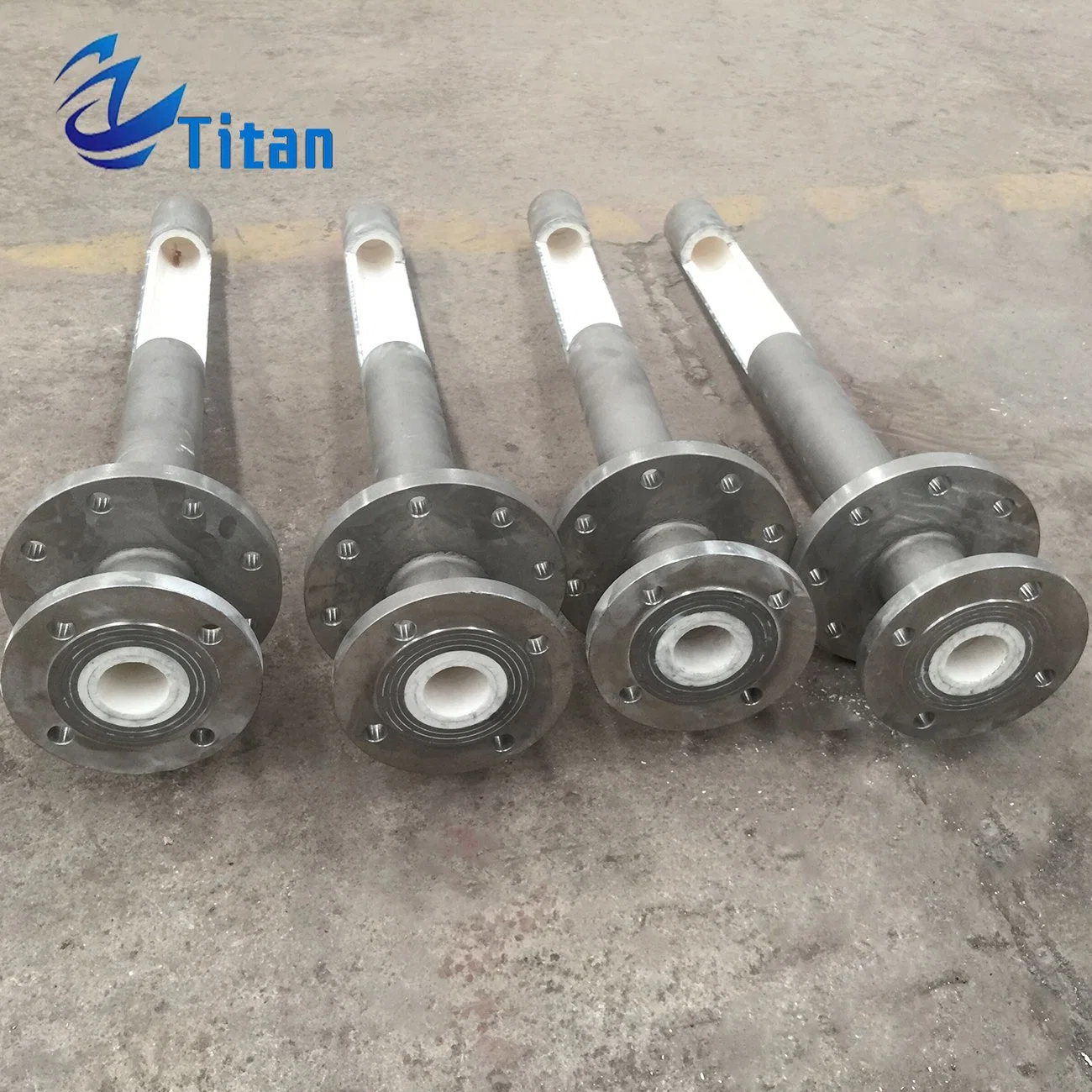 92% 95% Al2O3 Alumina Ceramic Lined Steel Pipe