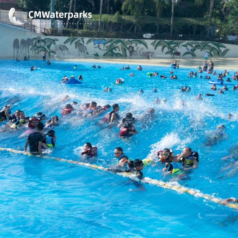 Parque acuático de diversiones comercial piscina de olas del Tsunami de vacío piscina de olas de equipo la máquina